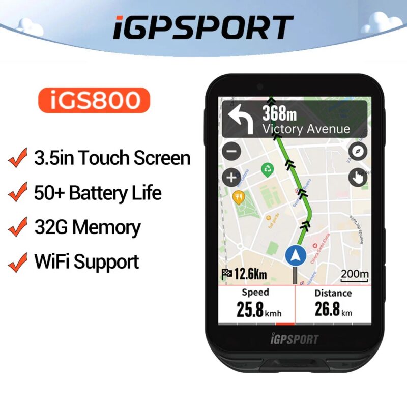 iGP Sport iGS800 Professional GPS Cycling Computer - Image 2